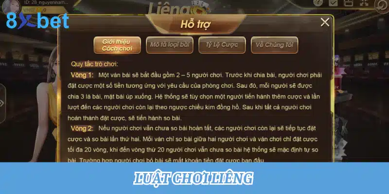 luật chơi Liêng